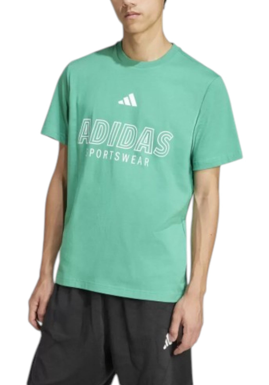 T-SHIRT E CANOTTE Verde/bianco Adidas