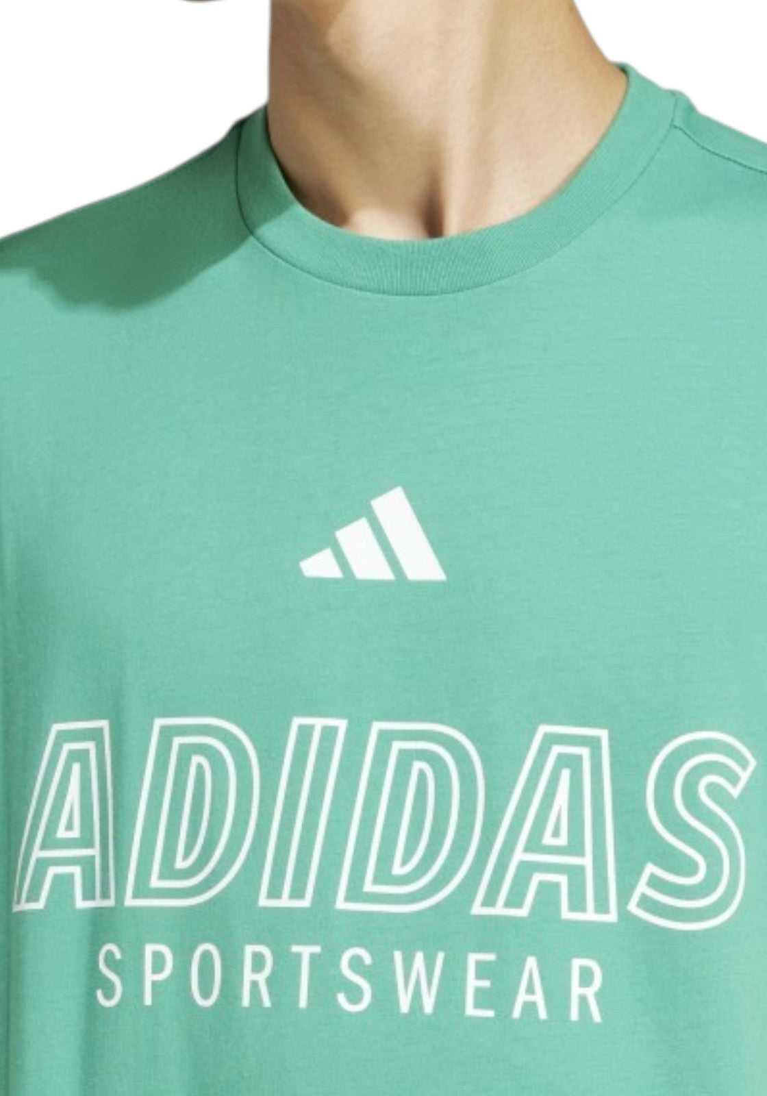 T-SHIRT E CANOTTE Verde/bianco Adidas