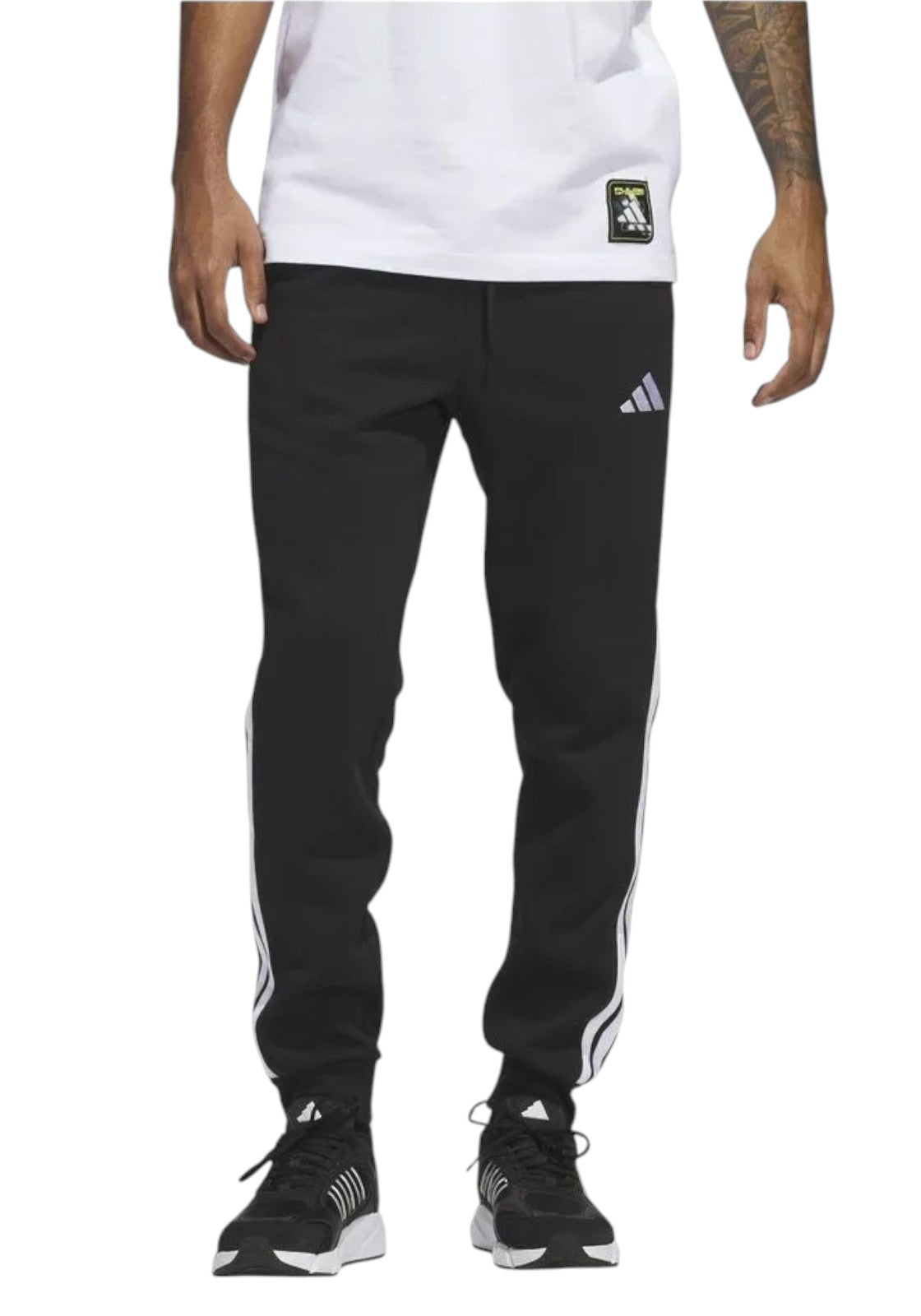 PANTALONI Nero/bianco Adidas