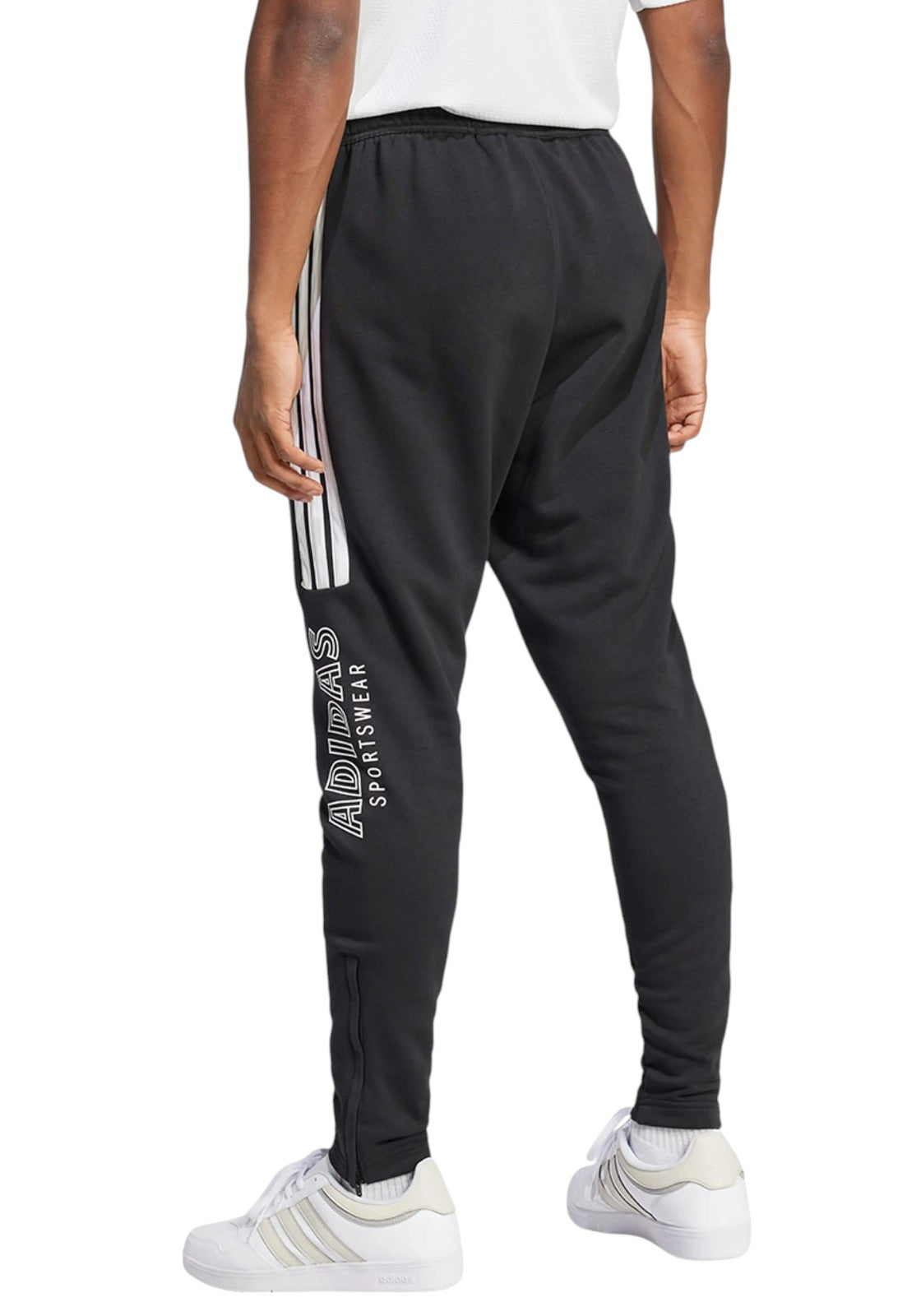 PANTALONI Nero/bianco Adidas