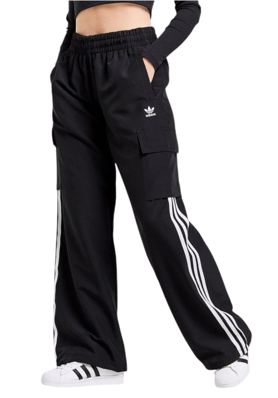 PANTALONI Nero/bianco Adidas Originals