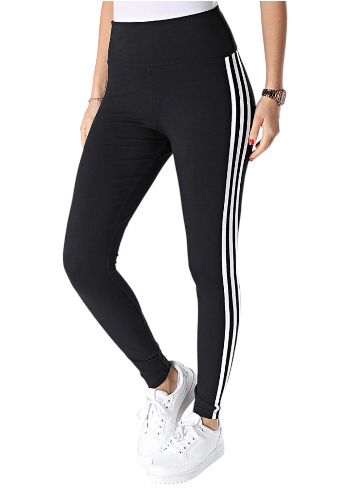 PANTALONI Nero/bianco Adidas Originals