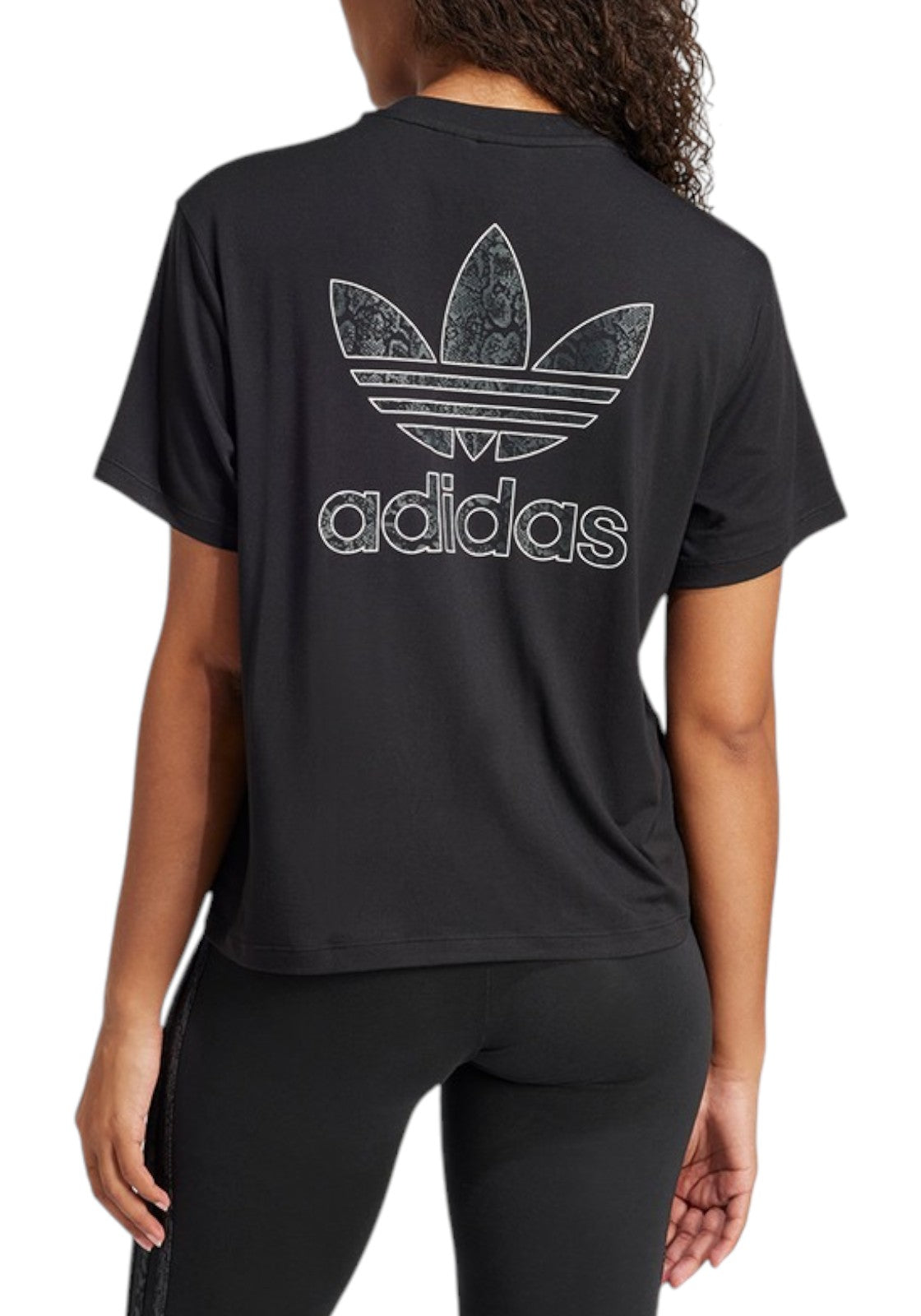 T-SHIRT E CANOTTE Nero/animalier Adidas Originals