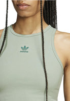 TOP PALESTRA Verde Salvia Adidas Originals