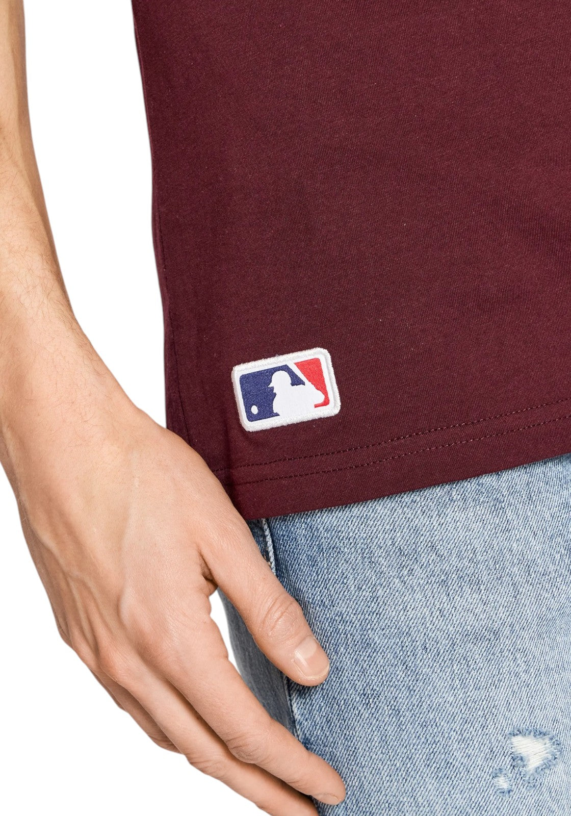 T-SHIRT E CANOTTE Bordeaux/bianco New Era