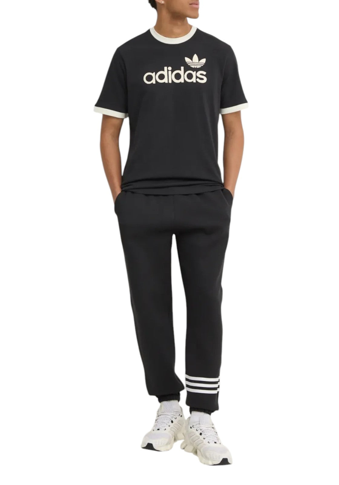 T-SHIRT E CANOTTE Nero/bianco Adidas Originals
