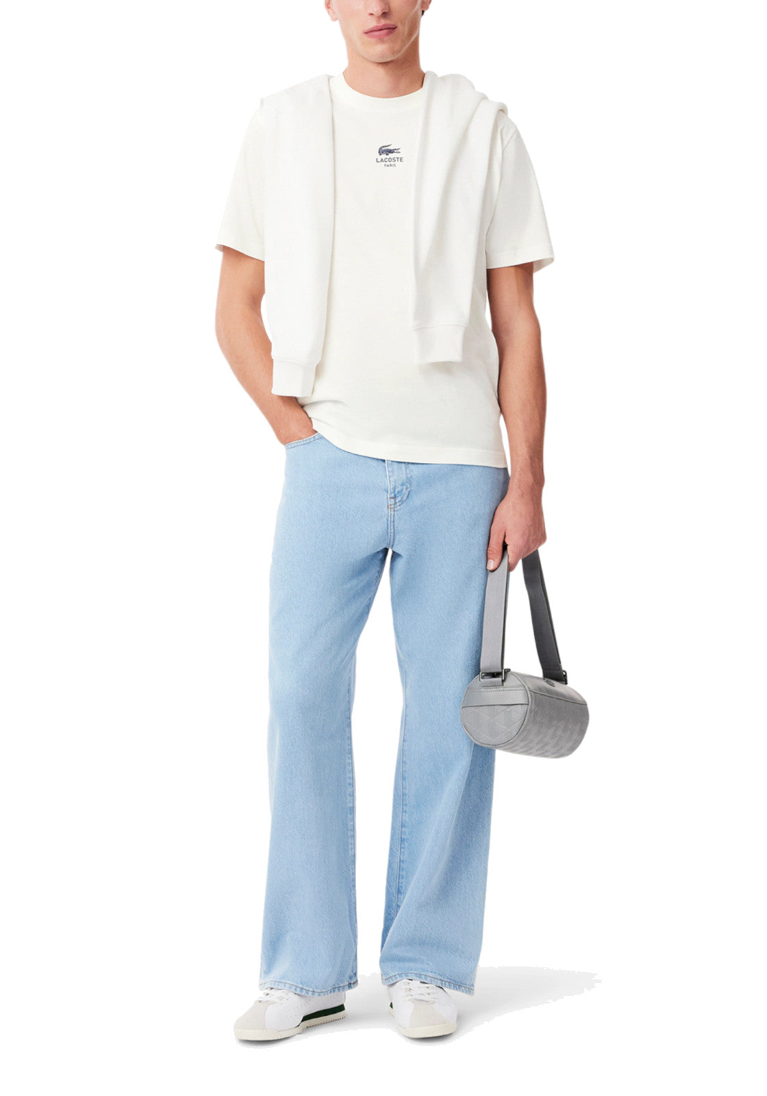 T-SHIRT E CANOTTE Bianco/blu Lacoste