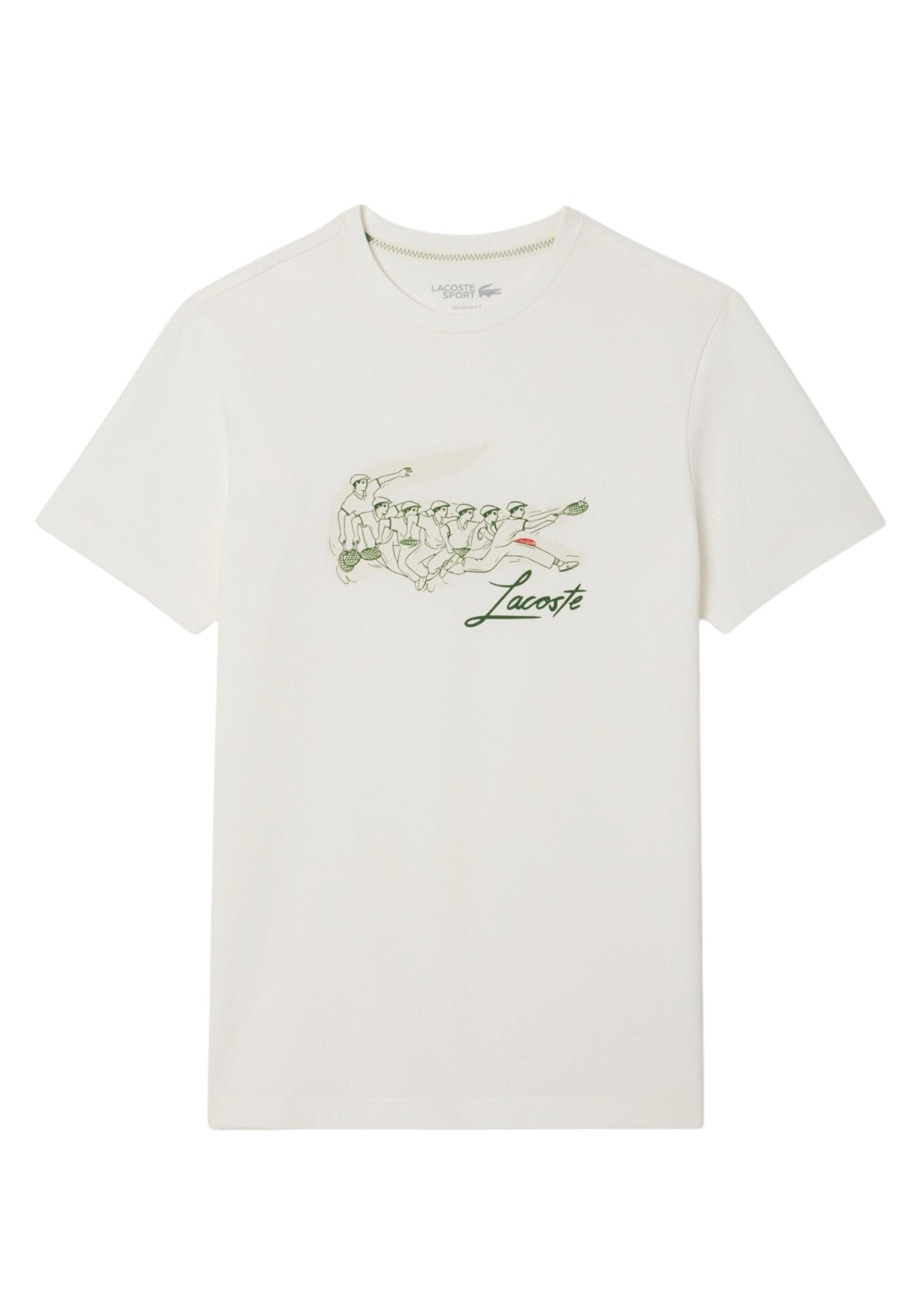 T-SHIRT E CANOTTE Bianco/verde Lacoste