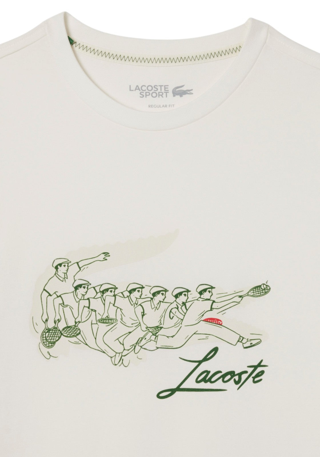 T-SHIRT E CANOTTE Bianco/verde Lacoste