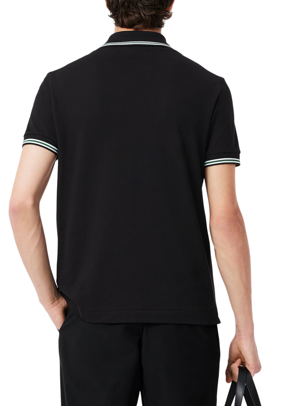 MAGLIONI E POLO Nero/verde Lacoste