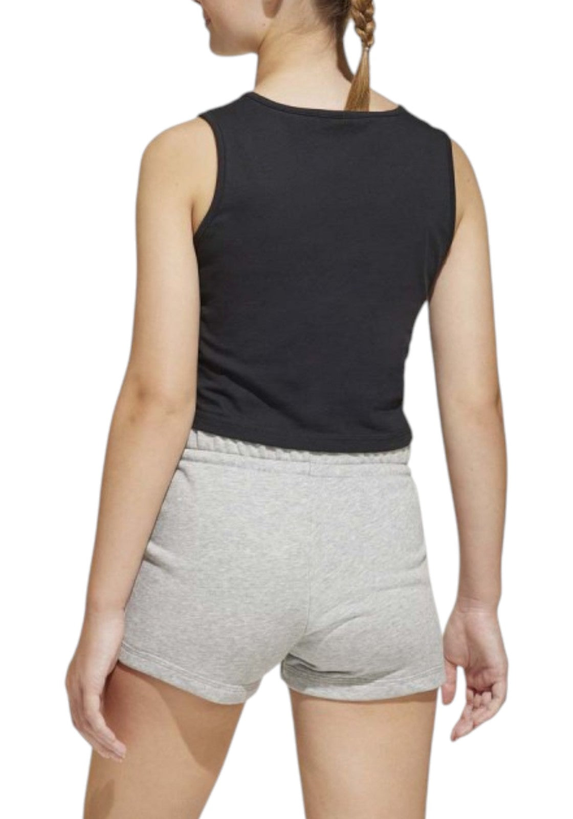 TOP PALESTRA Nero/bianco Adidas