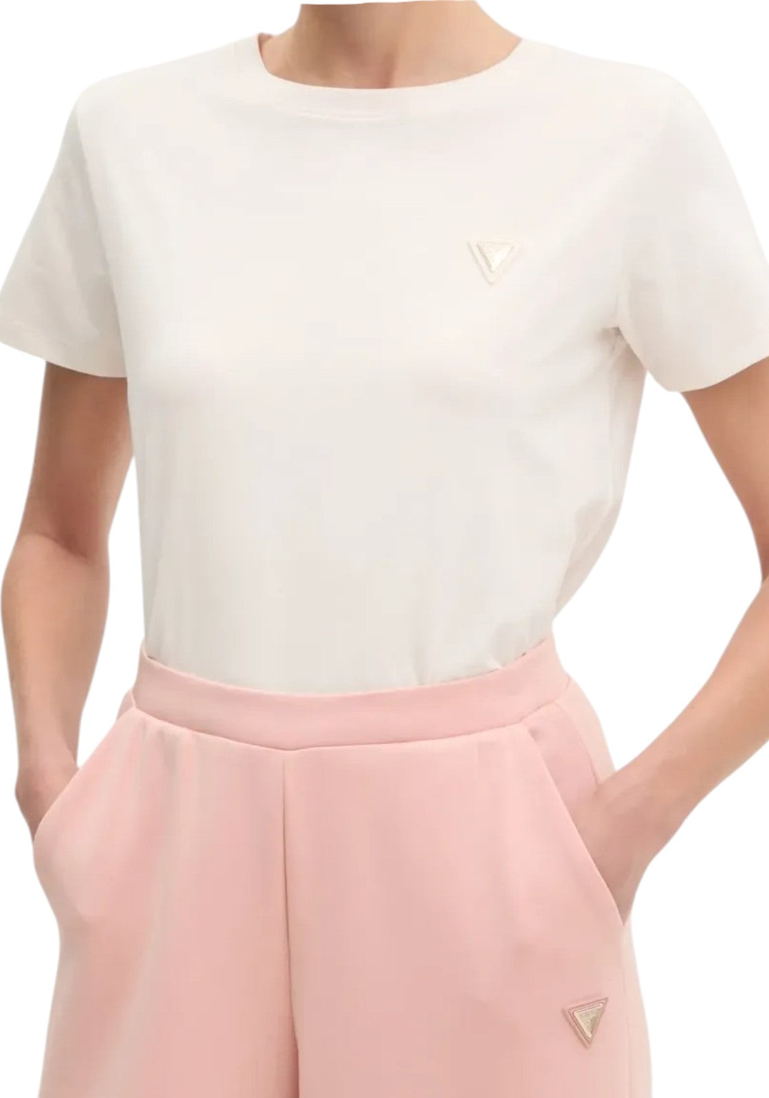 T-SHIRT E CANOTTE Panna Guess