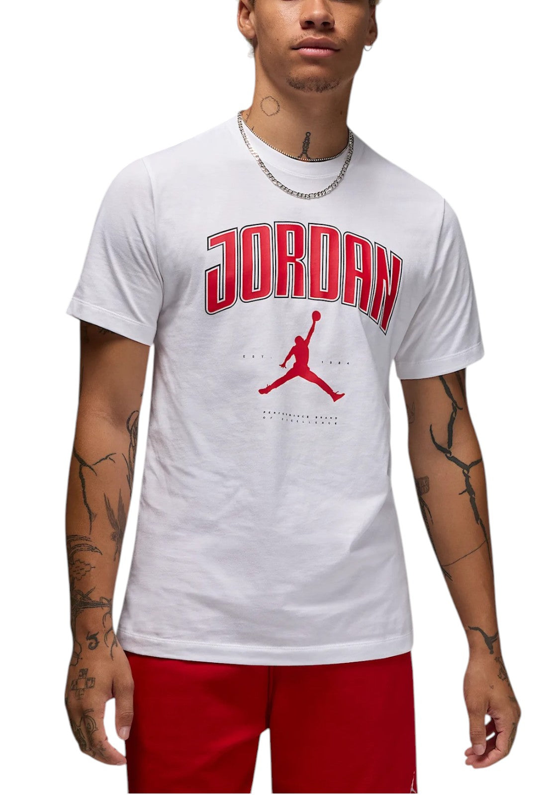 T-SHIRT E CANOTTE Bianco/rosso Nike
