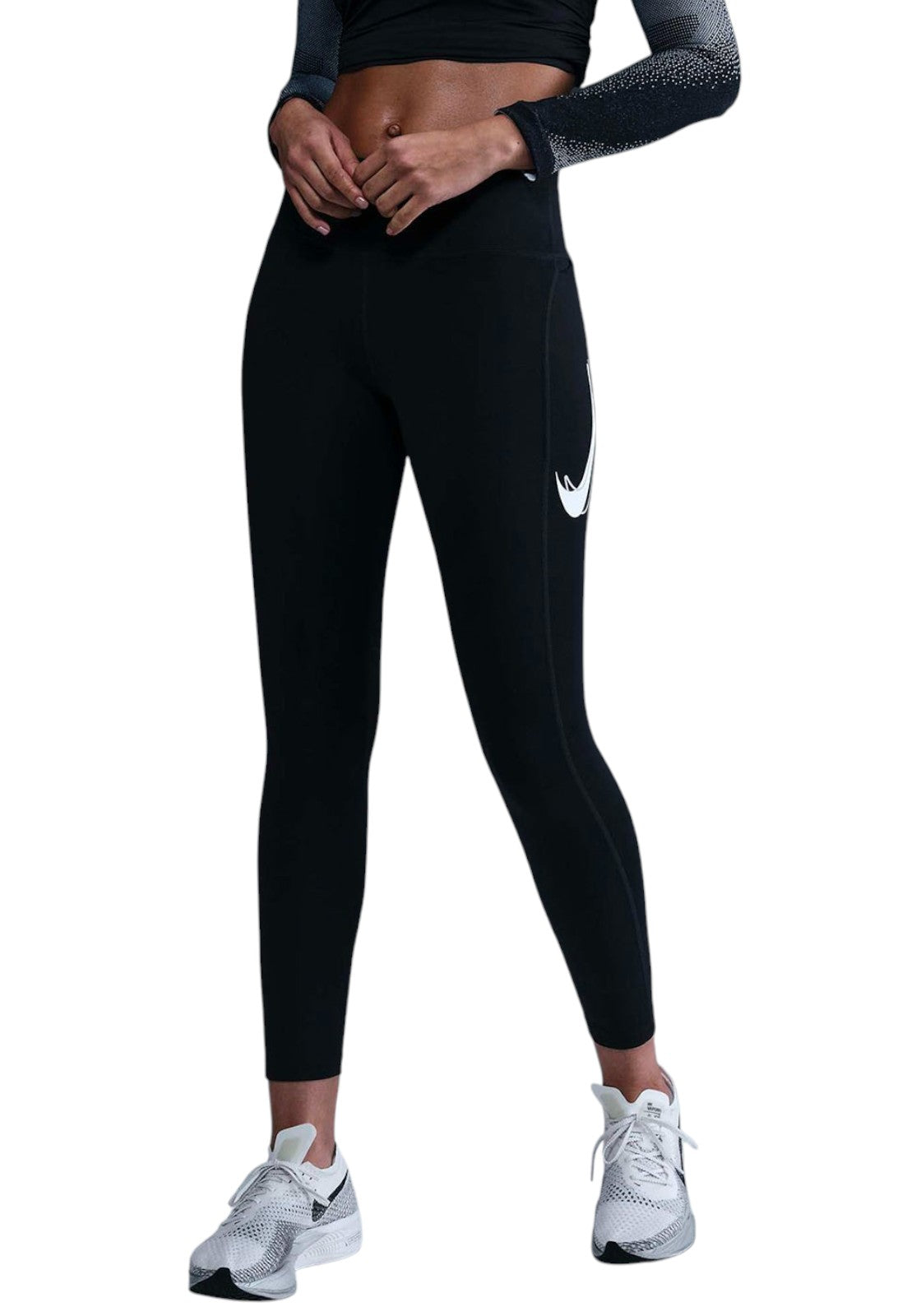 PANTALONI Nero/bianco Nike