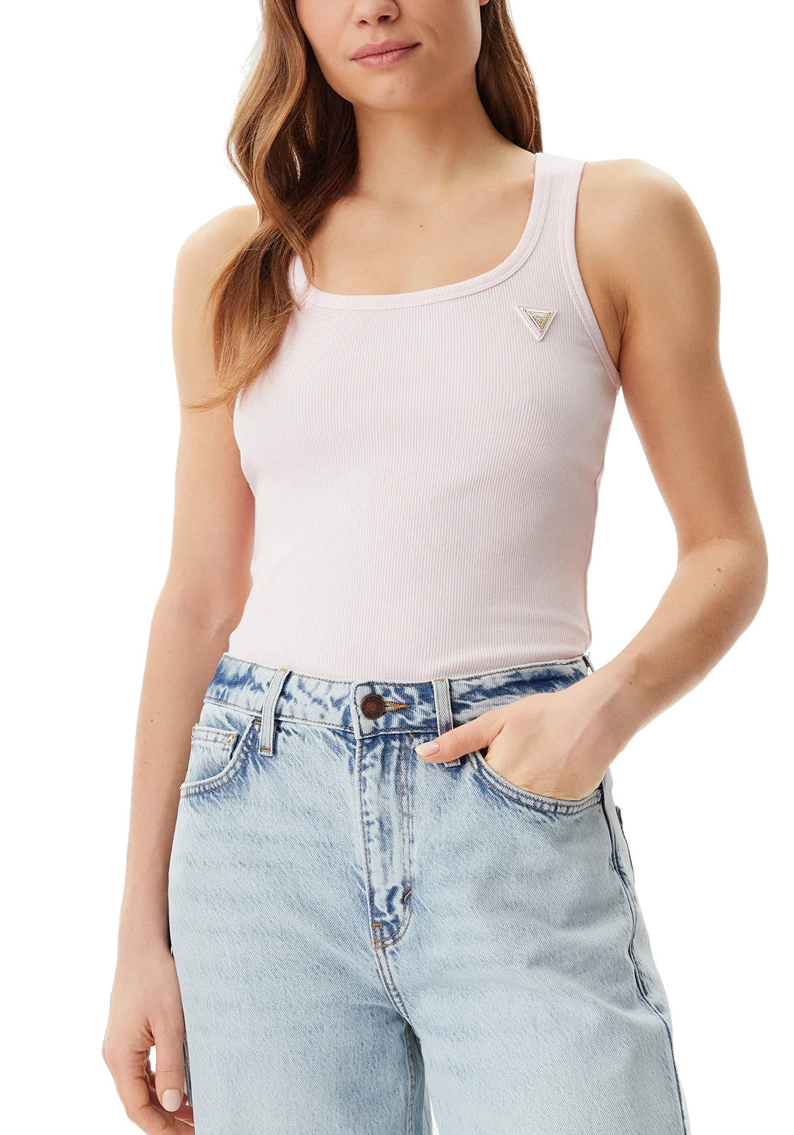 T-SHIRT E CANOTTE Rosa Guess