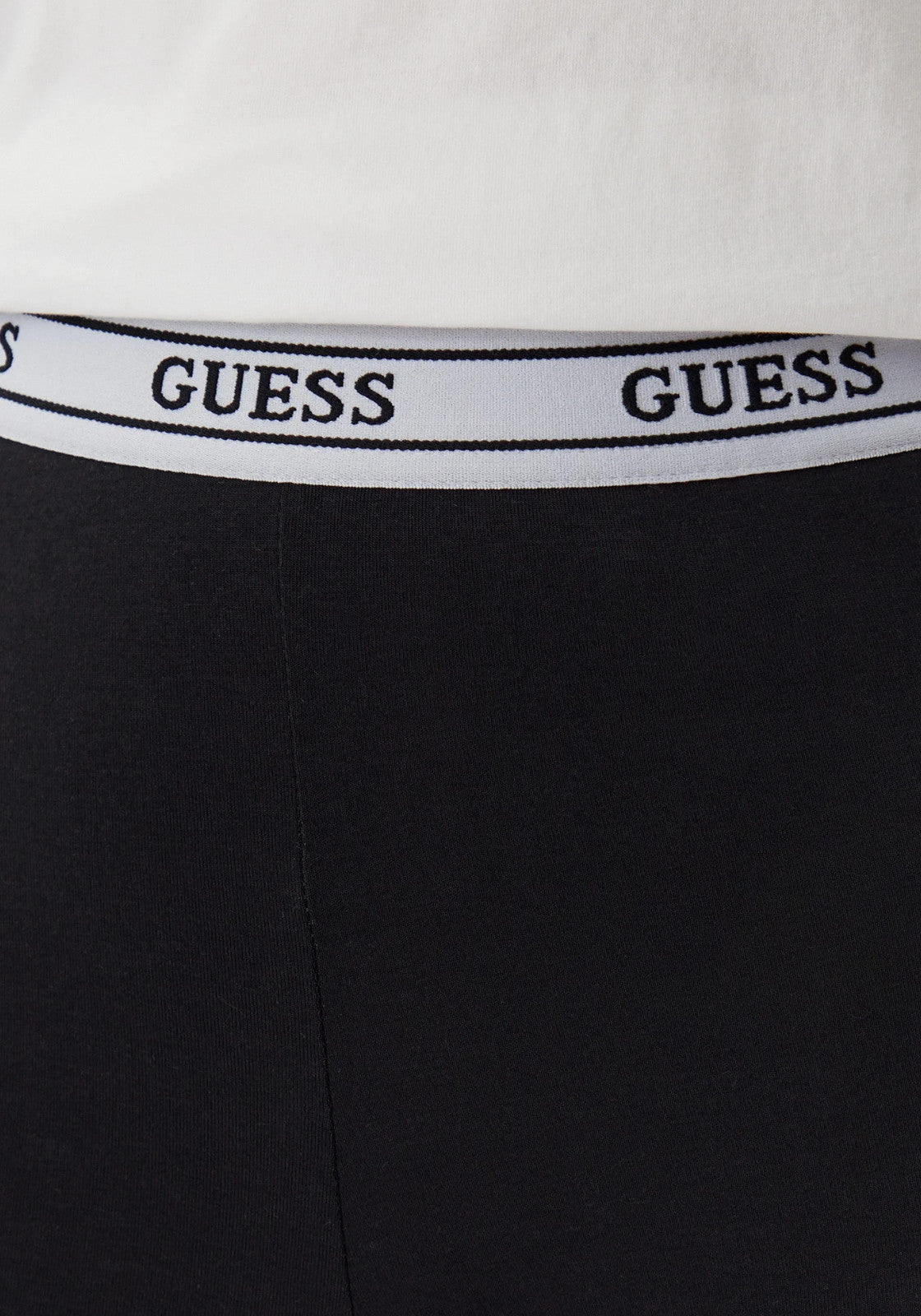PANTALONI Nero/bianco Guess