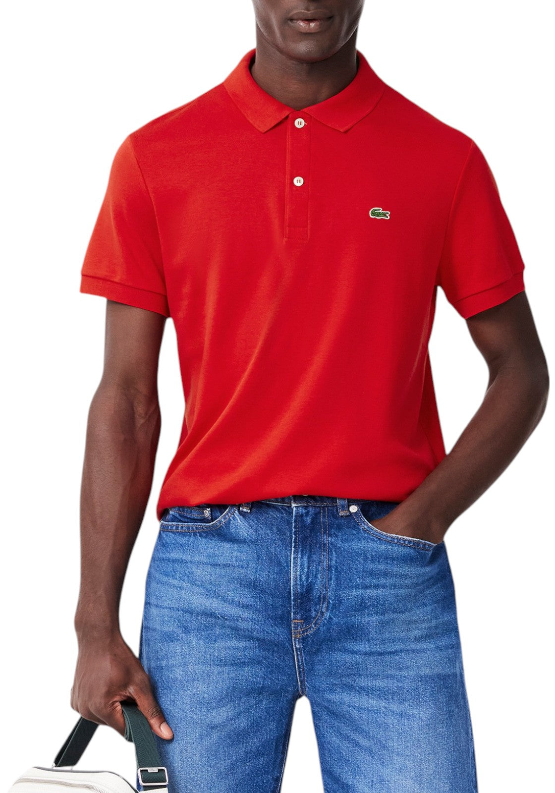 MAGLIONI E POLO Rosso Lacoste