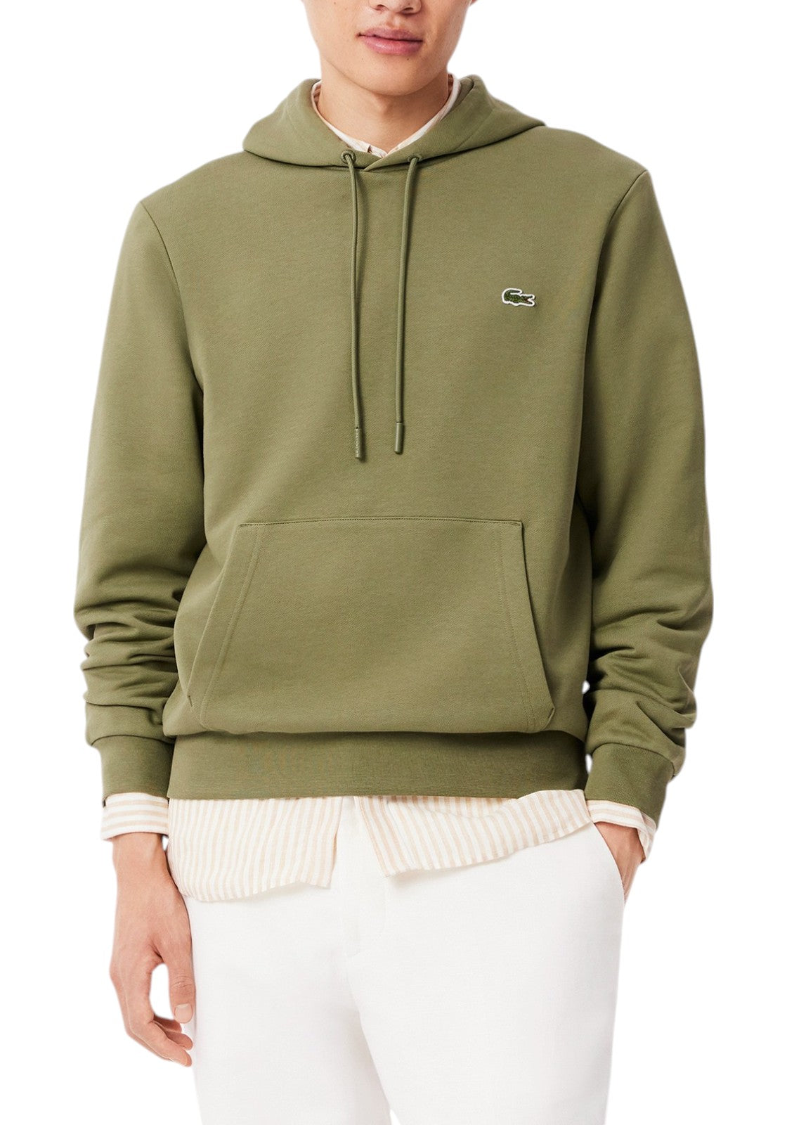 FELPE Verde Militare Lacoste