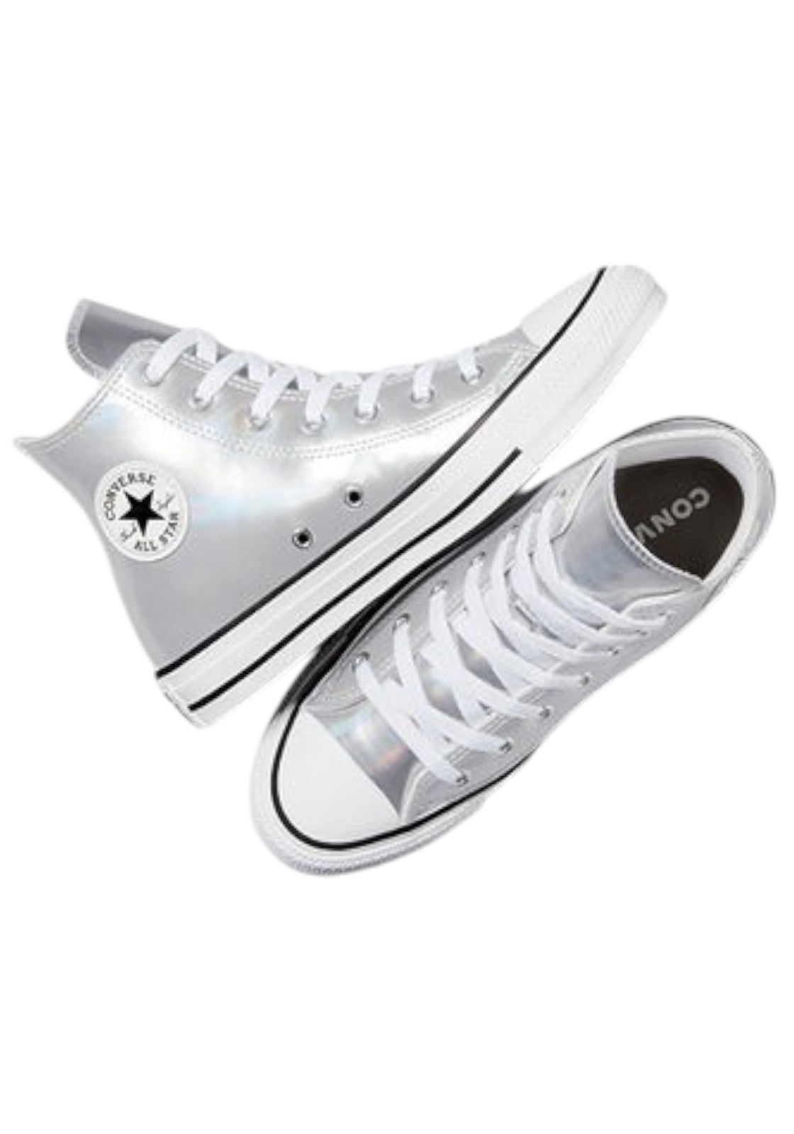 SCARPE Argento Converse