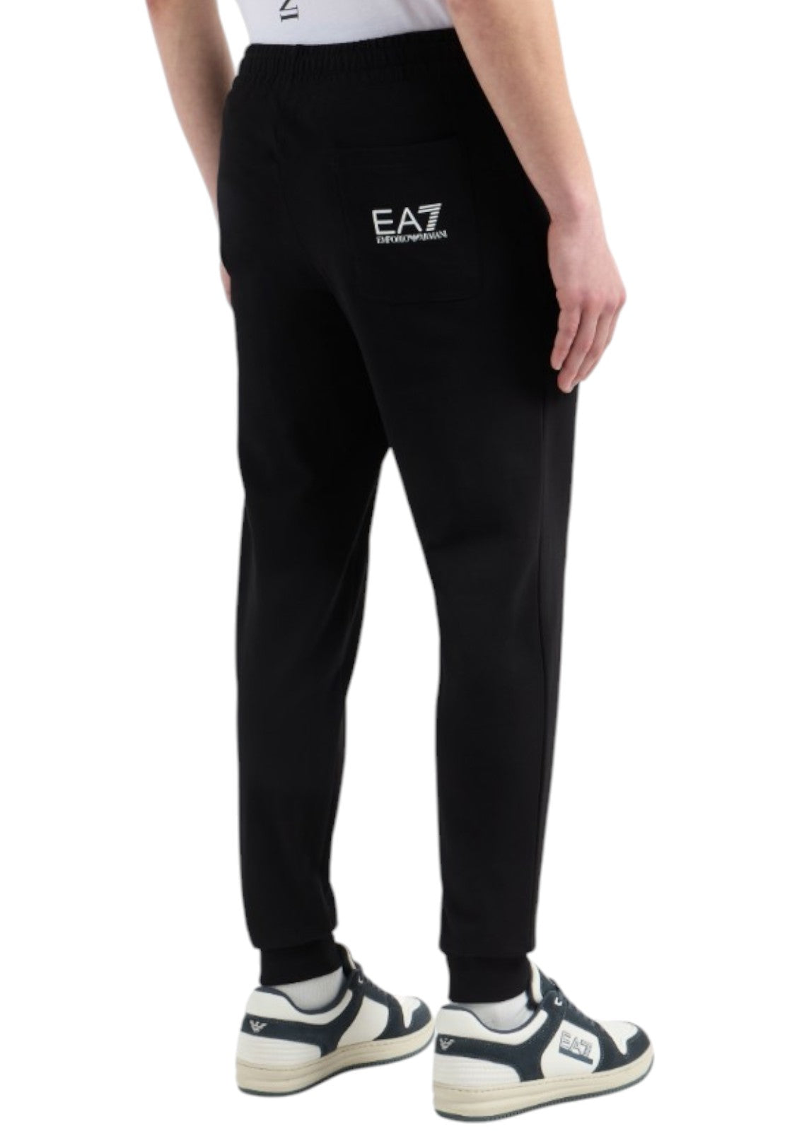 PANTALONI Nero/bianco Ea7