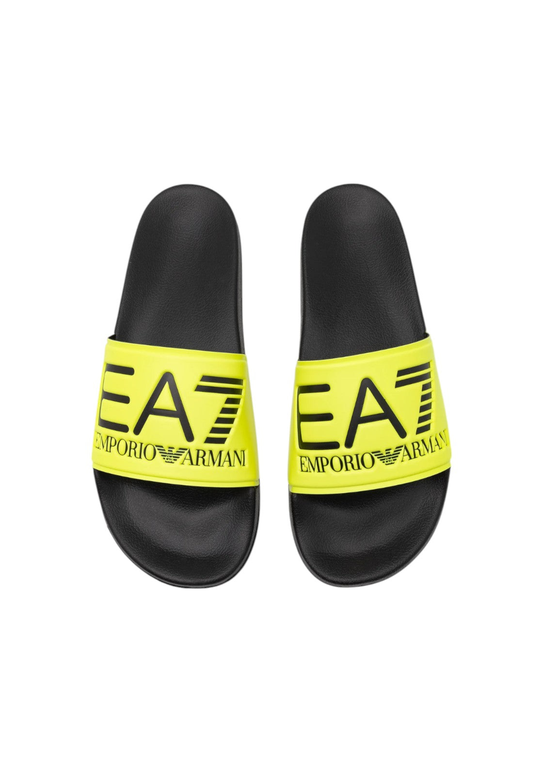 CIABATTE-INFRADITO Nero/giallo Ea7