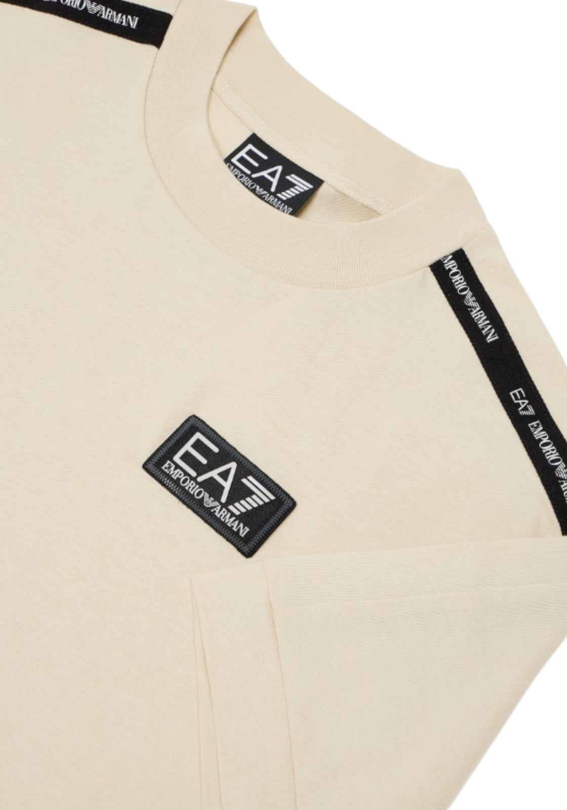 T-SHIRT E CANOTTE Beige/nero Ea7