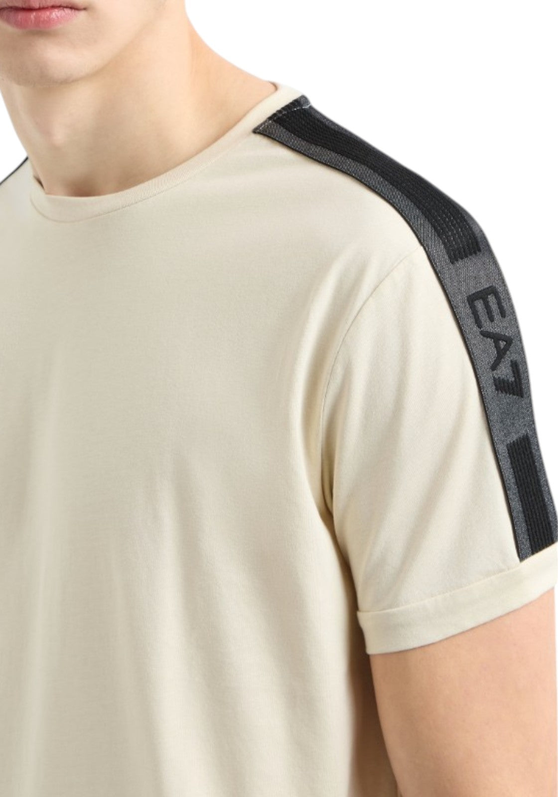 T-SHIRT E CANOTTE Beige/nero Ea7