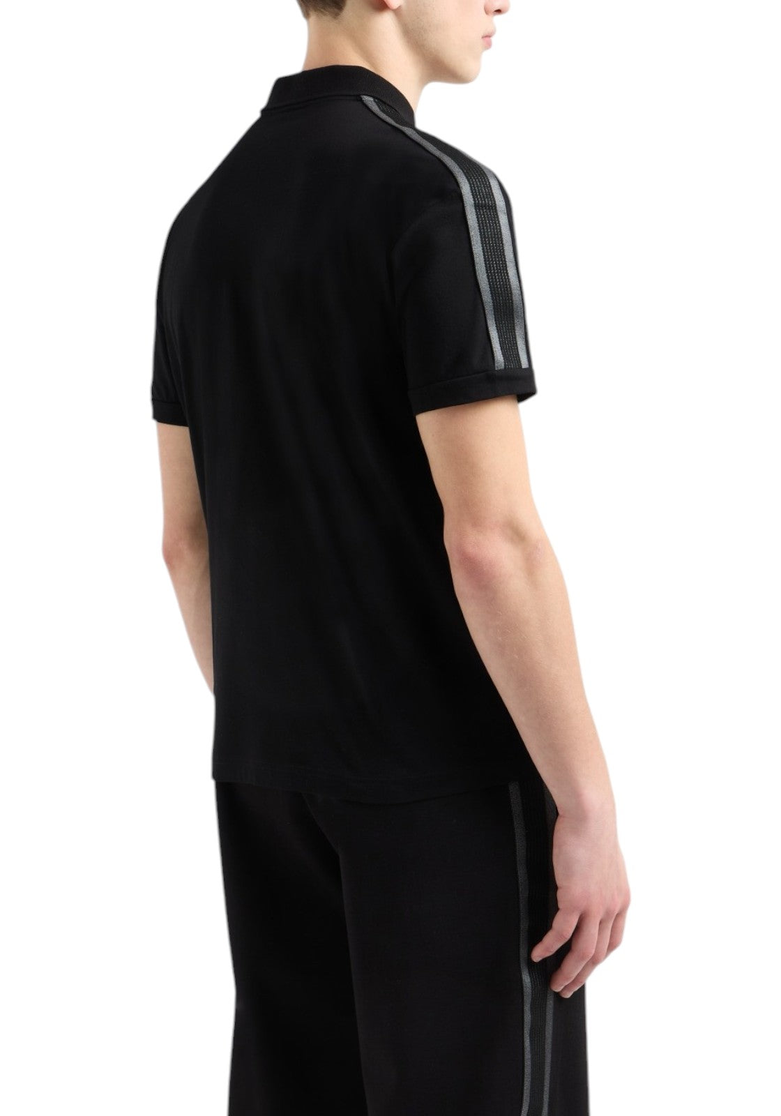 MAGLIONI E POLO Nero/grigio Ea7