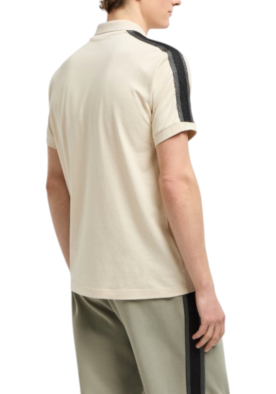 MAGLIONI E POLO Beige/nero Ea7