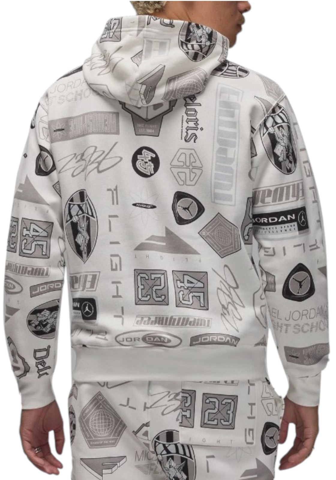 FELPE Bianco/grigio Nike