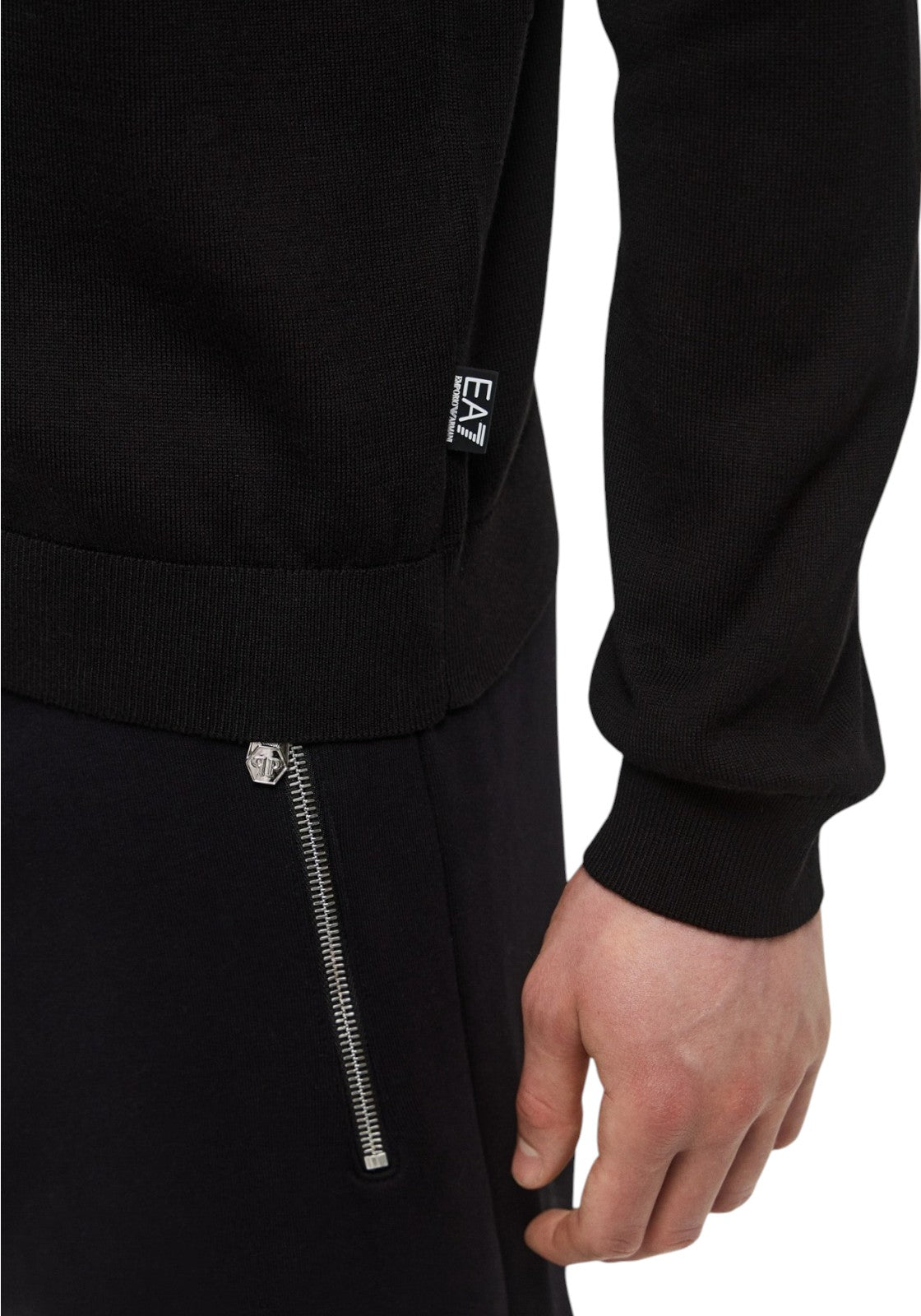 MAGLIONI E POLO Nero Ea7