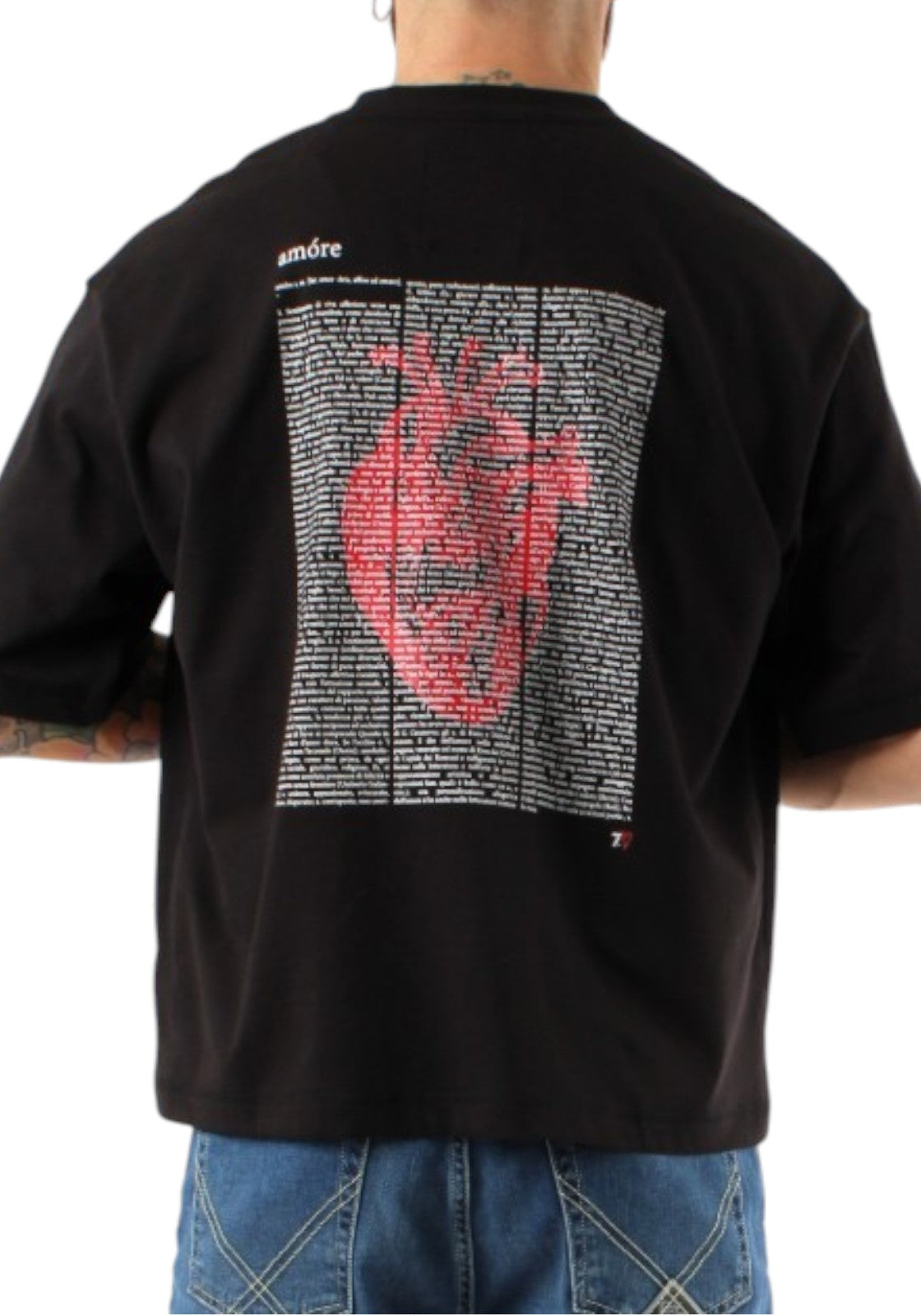 T-SHIRT E CANOTTE Nero/rosso Ea7