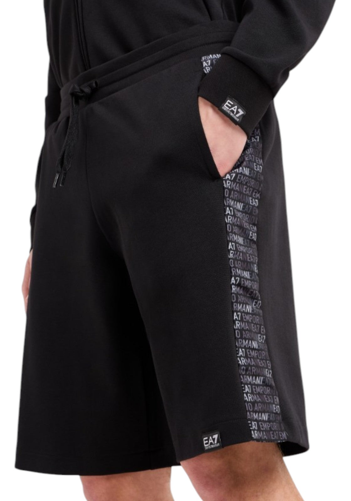 PANTALONCINI Nero/grigio Ea7