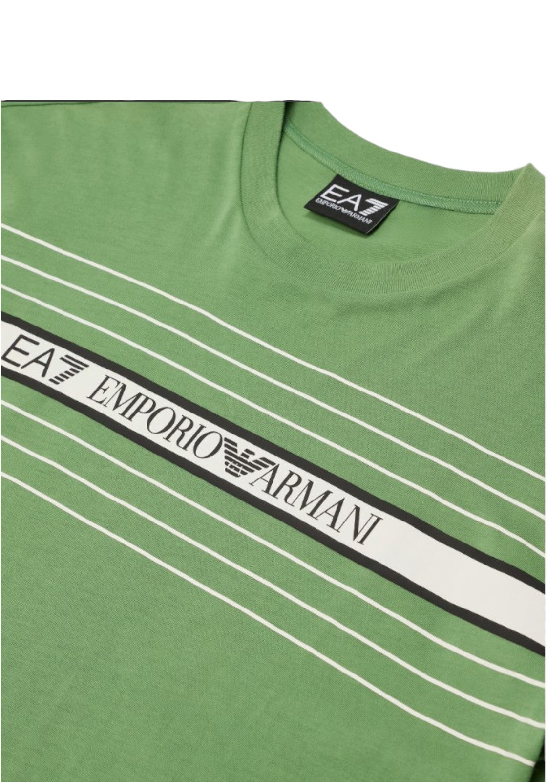 T-SHIRT E CANOTTE Verde/bianco Ea7