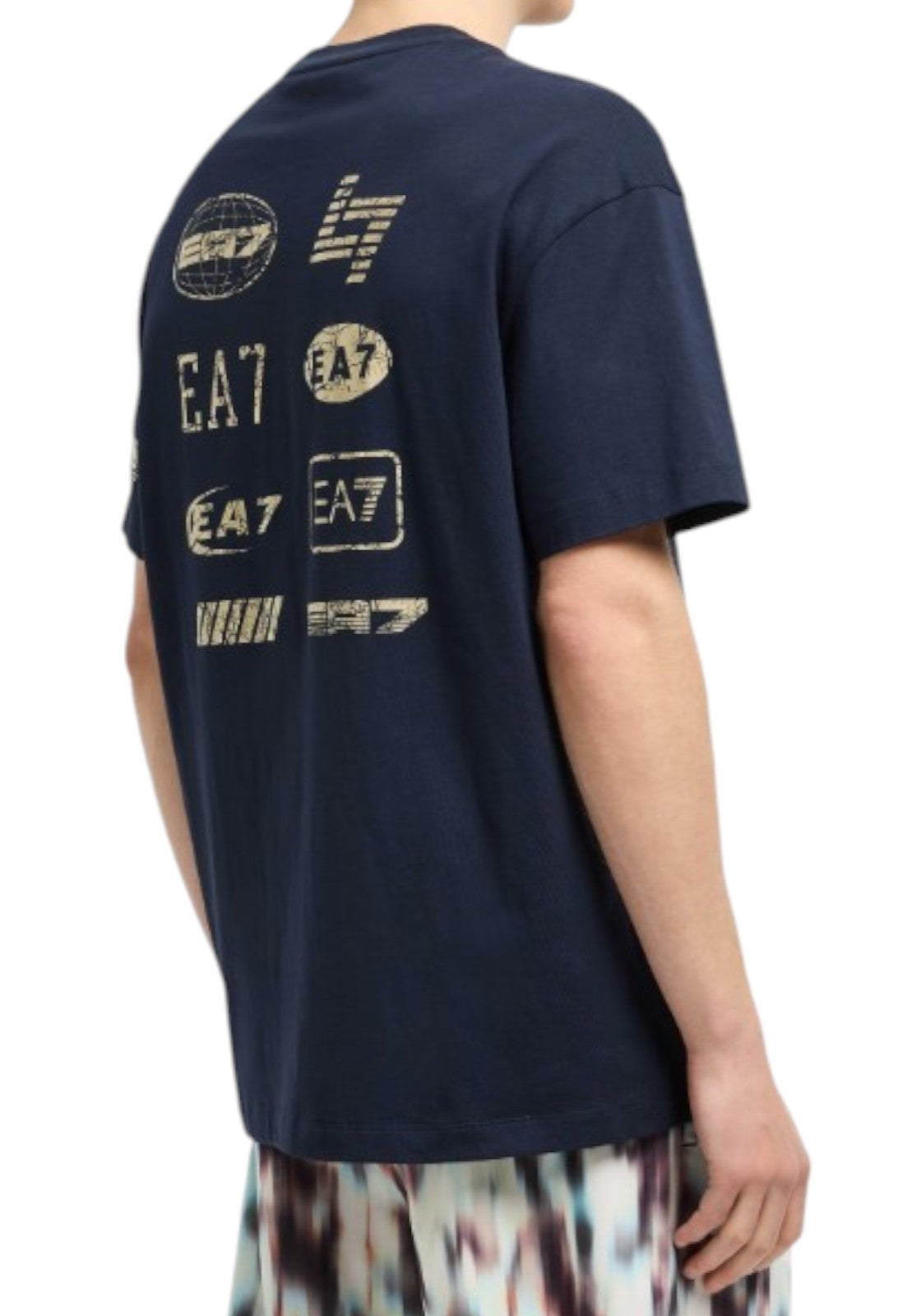 T-SHIRT E CANOTTE Blu/oro Ea7