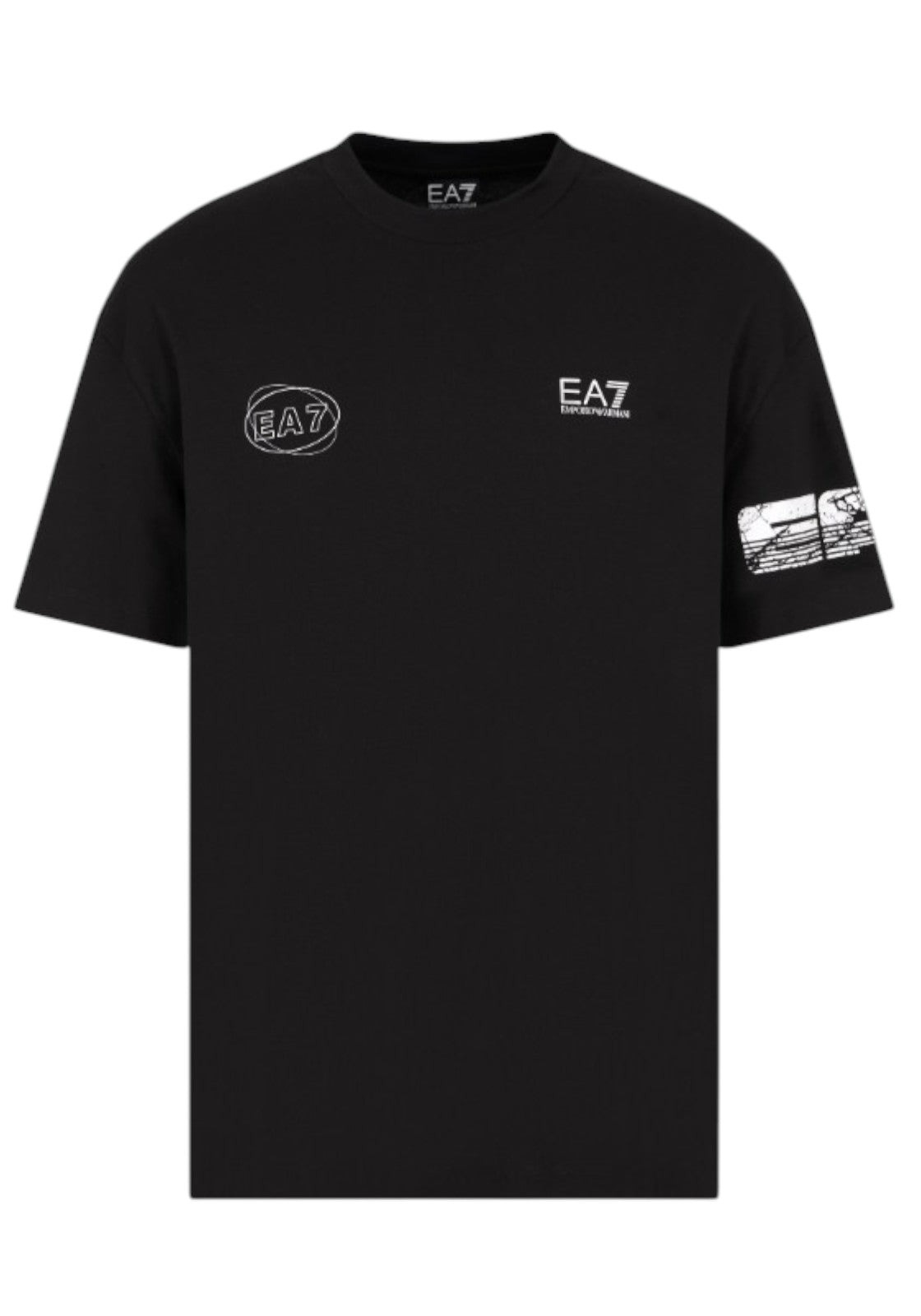 T-SHIRT E CANOTTE Nero/bianco Ea7