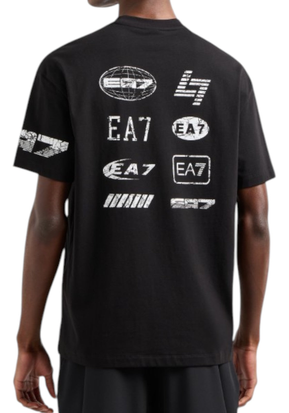 T-SHIRT E CANOTTE Nero/bianco Ea7