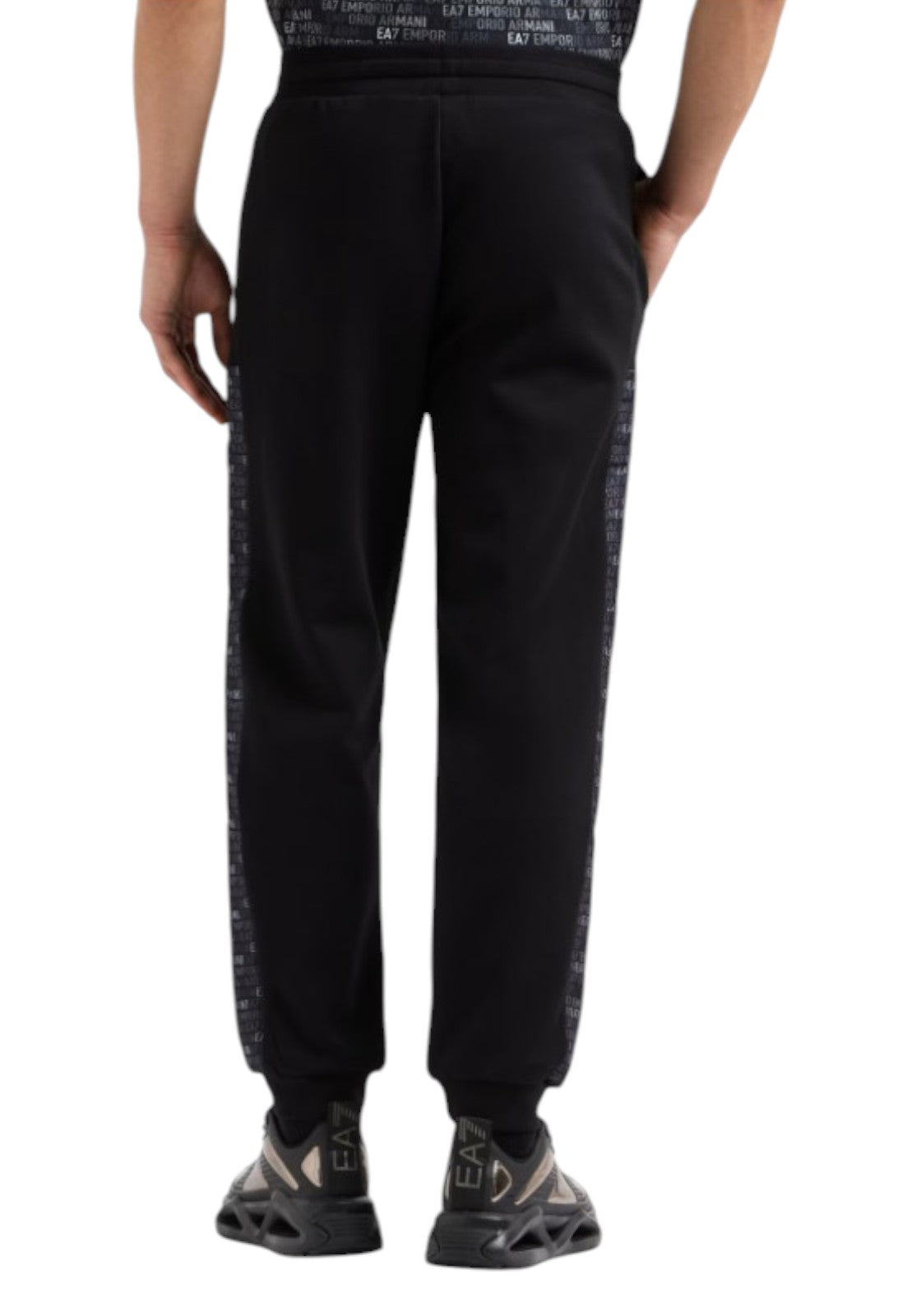 PANTALONI Nero/grigio Ea7