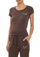 T-SHIRT E CANOTTE Marrone Ea7