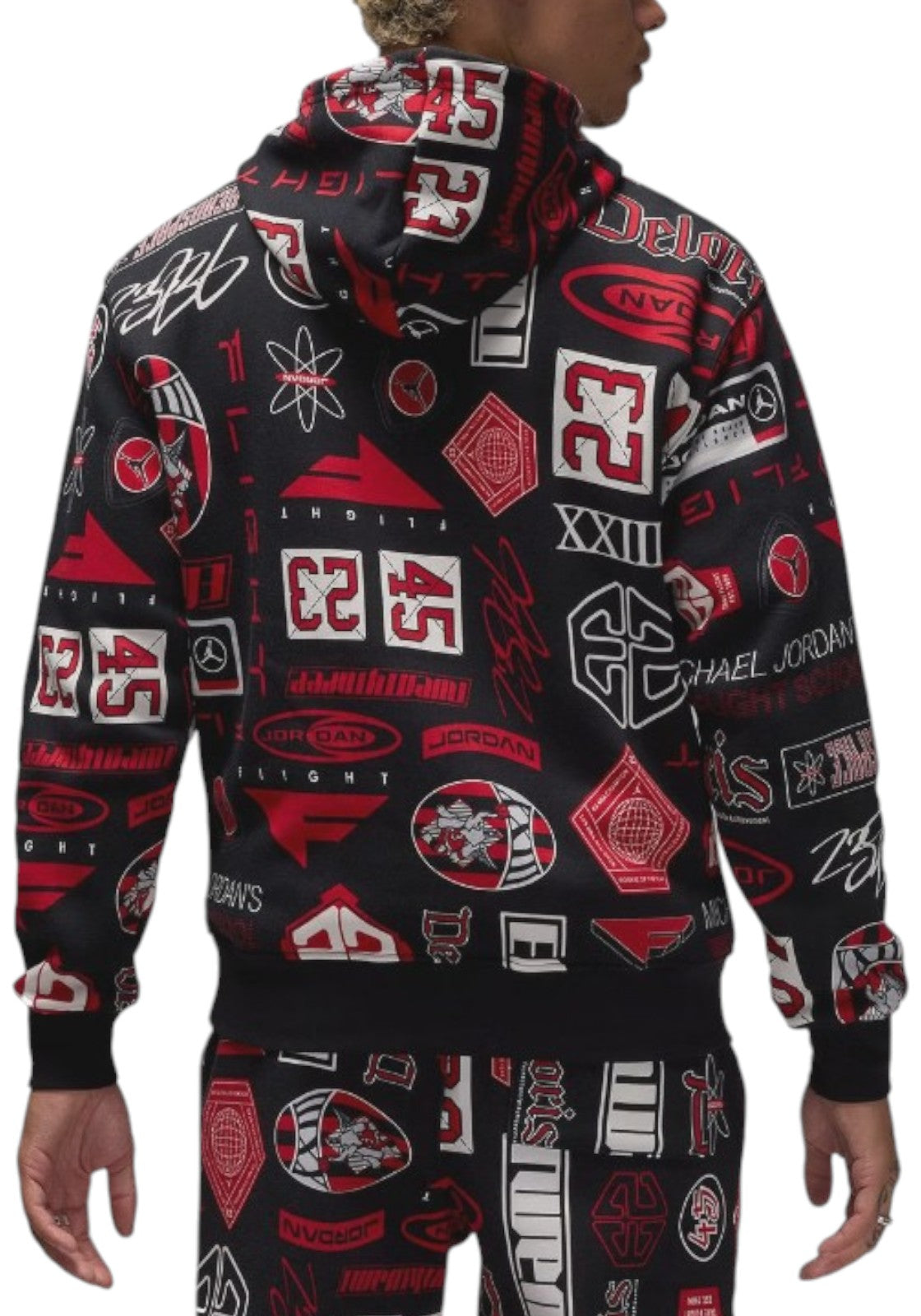 FELPE Nero/rosso Nike