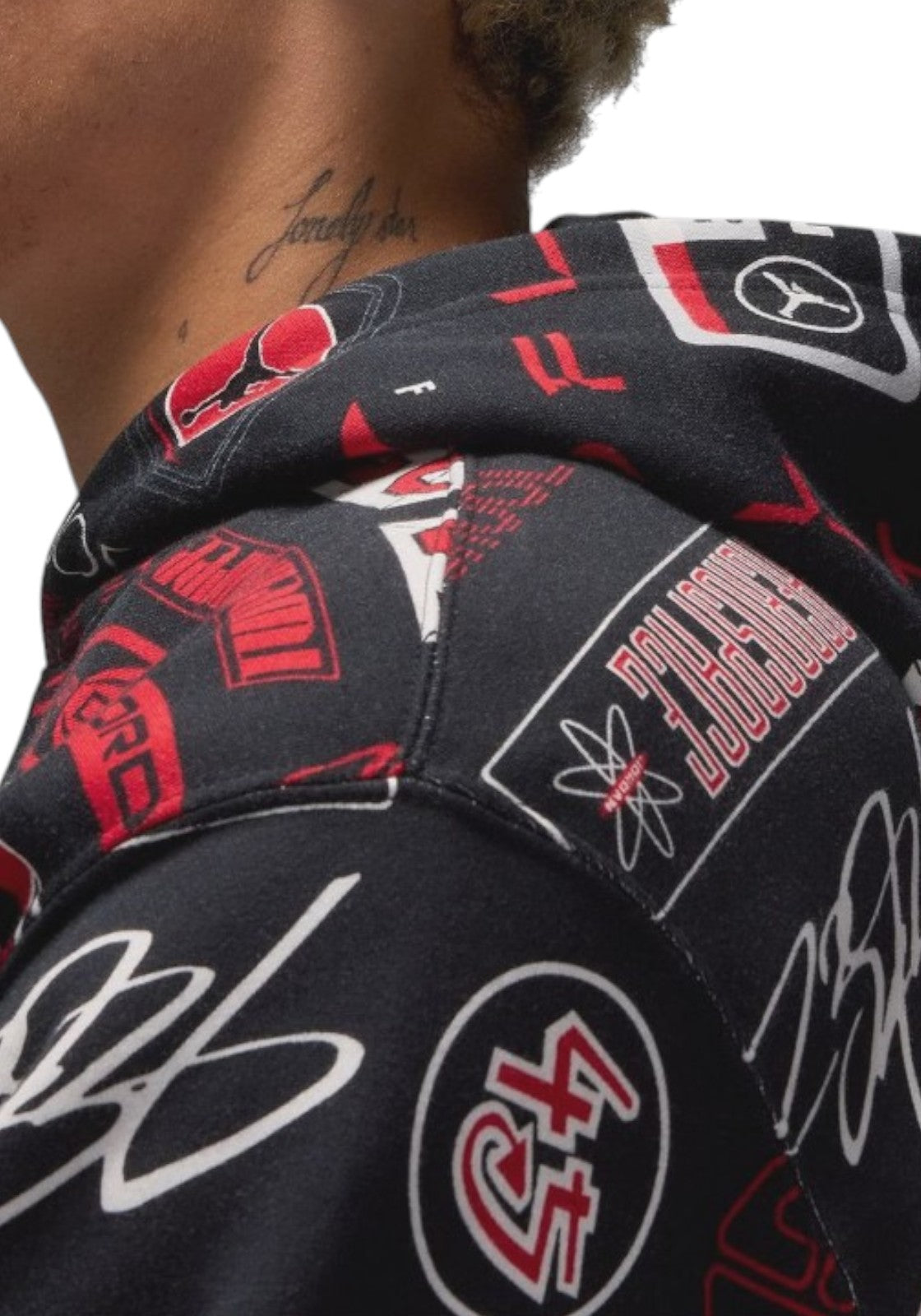 FELPE Nero/rosso Nike