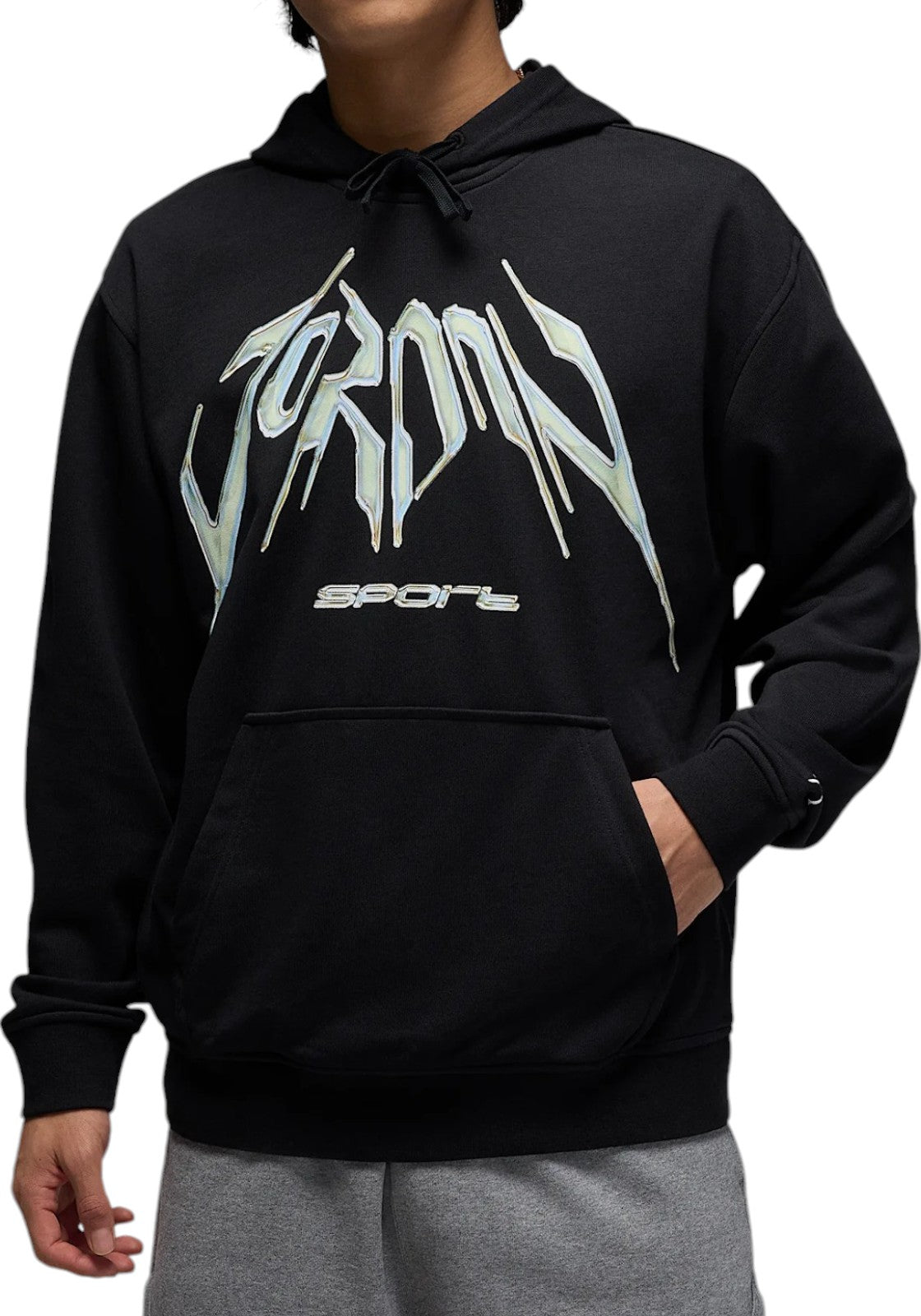 FELPE Nero/verde Nike