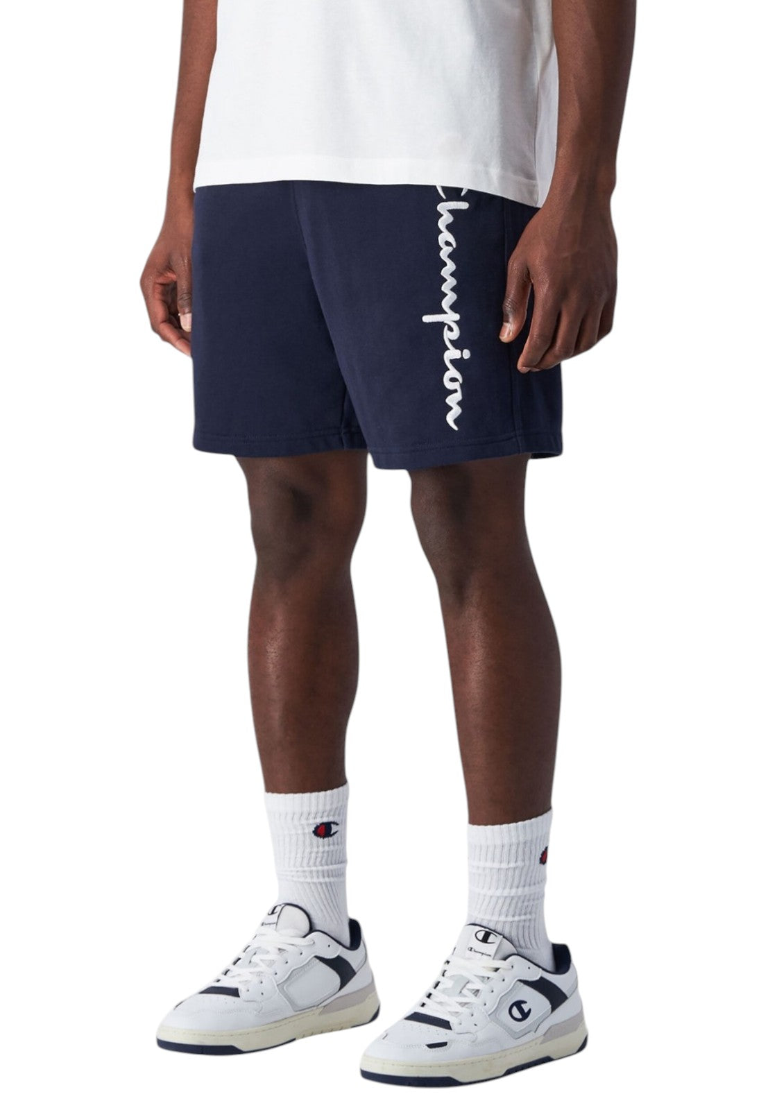 PANTALONCINI Blu/bianco Champion