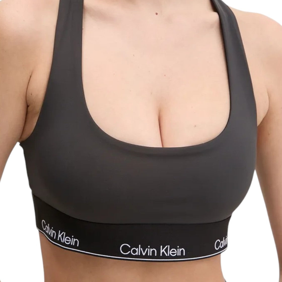 TOP PALESTRA Nero Calvin Klein
