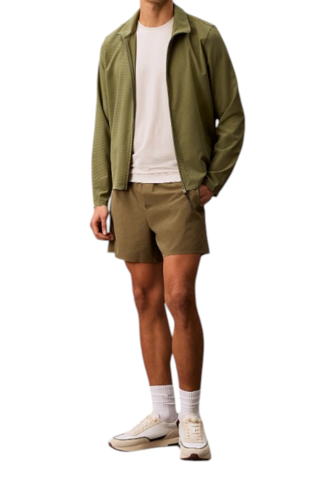 PANTALONCINI Verde Militare Calvin Klein