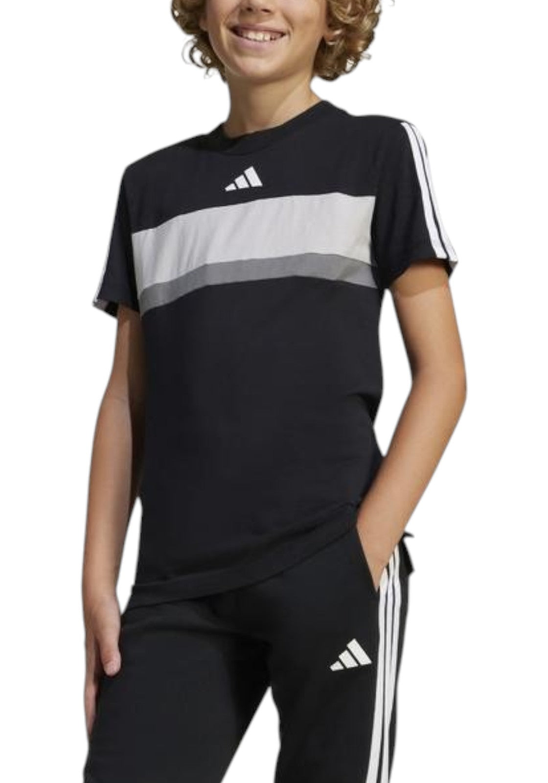 T-SHIRT E CANOTTE Nero/grigio Adidas