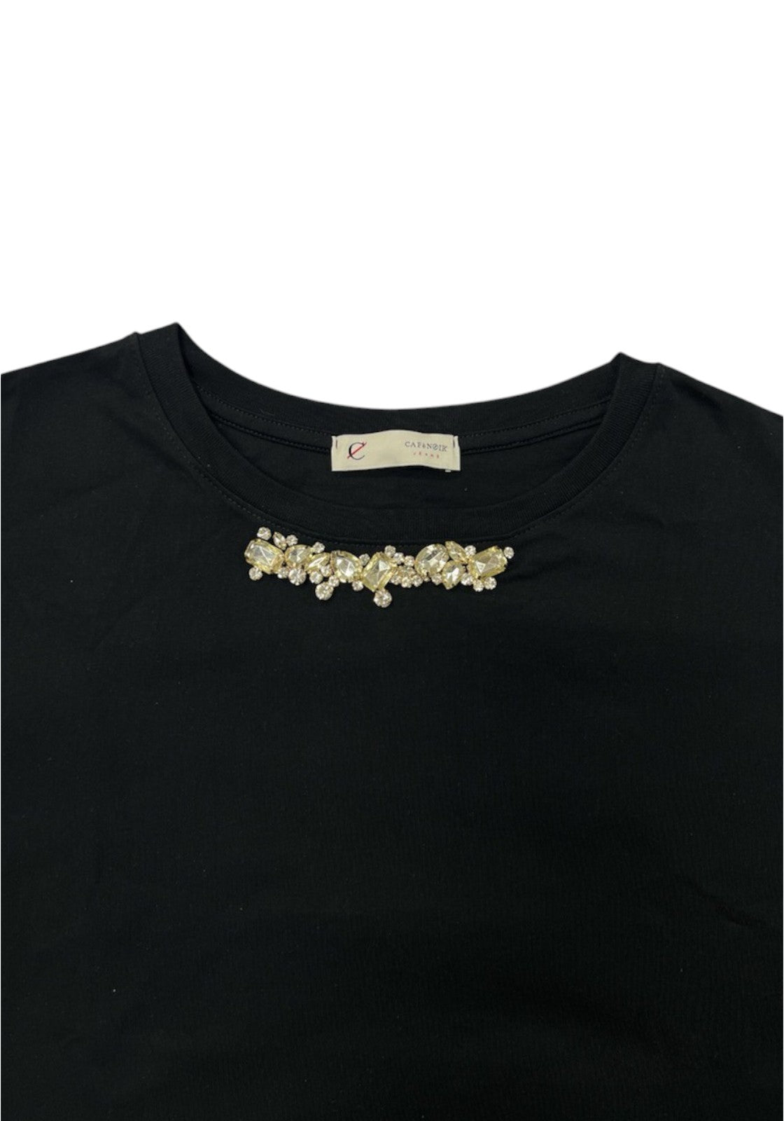 T-SHIRT E CANOTTE Nero/oro Cafenoir
