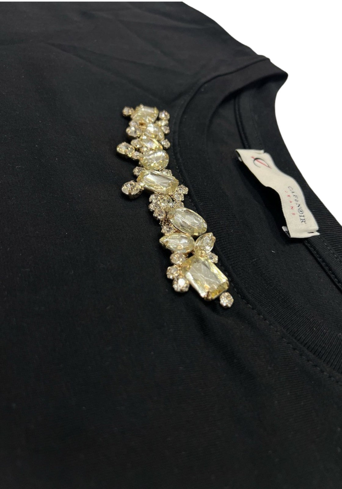 T-SHIRT E CANOTTE Nero/oro Cafenoir