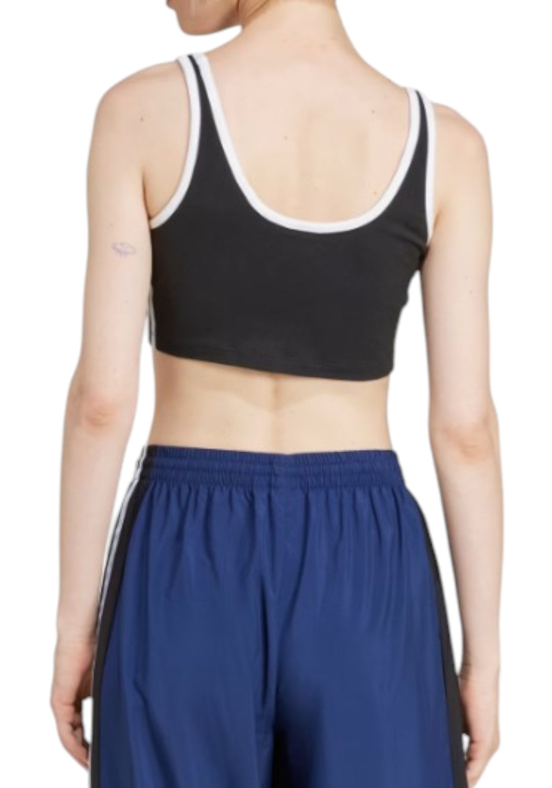 TOP PALESTRA Nero/bianco Adidas Originals