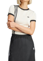 T-SHIRT E CANOTTE Panna/nero Adidas Originals
